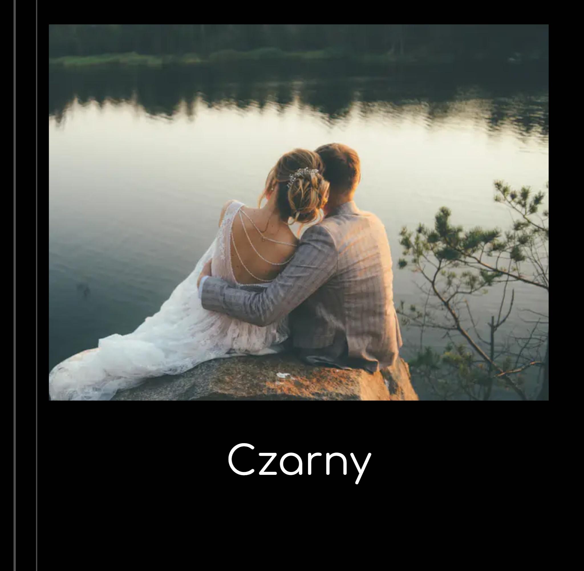 Fotoalbum Czarny