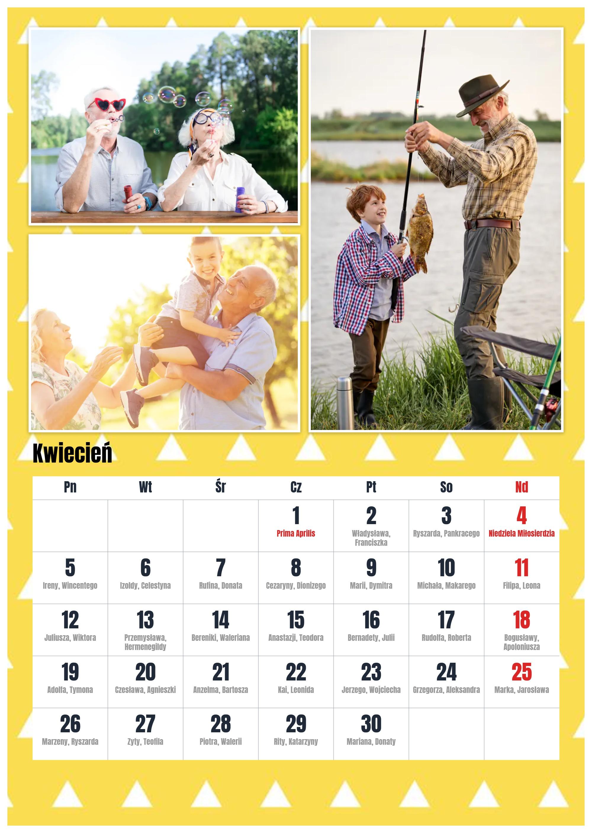 Photo calendar Grandparents’ Day