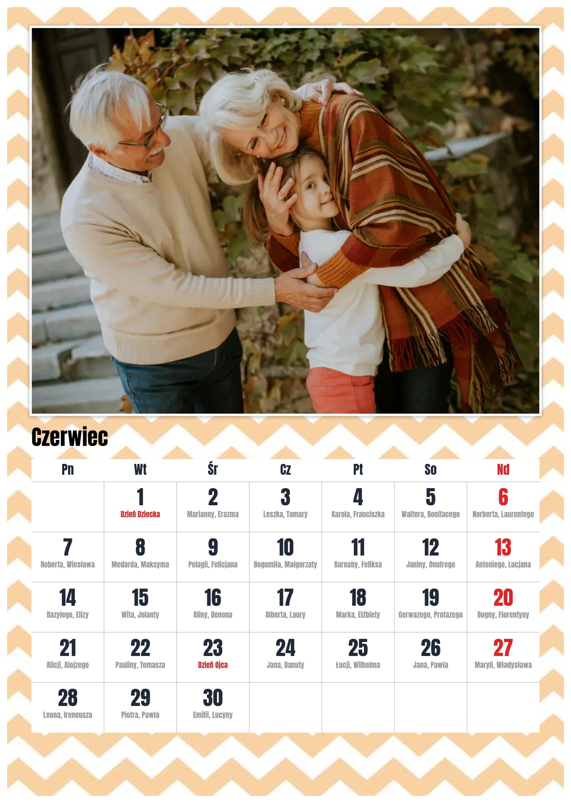 Photo calendar Grandparents’ Day