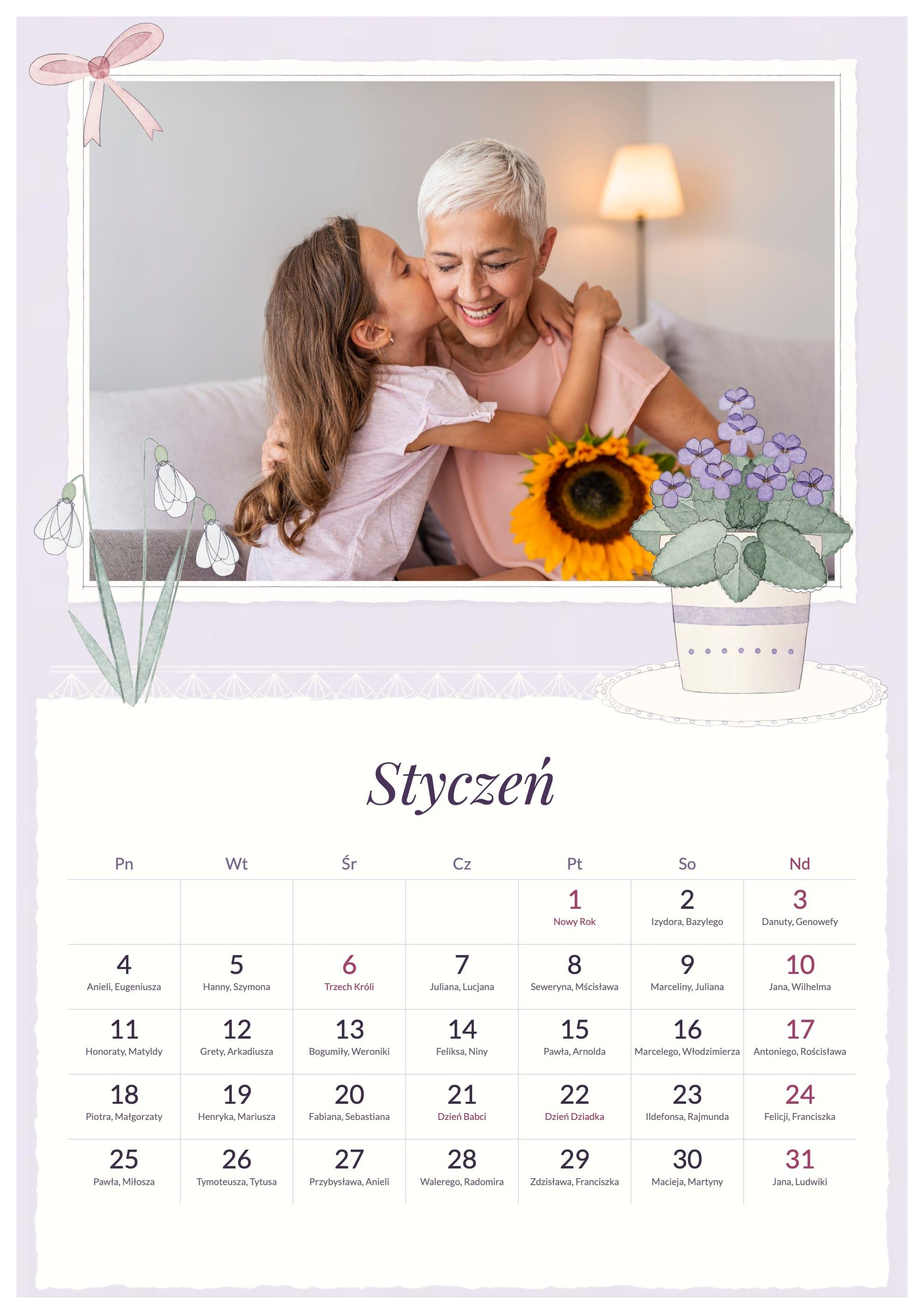 Fotokalendář Fialky