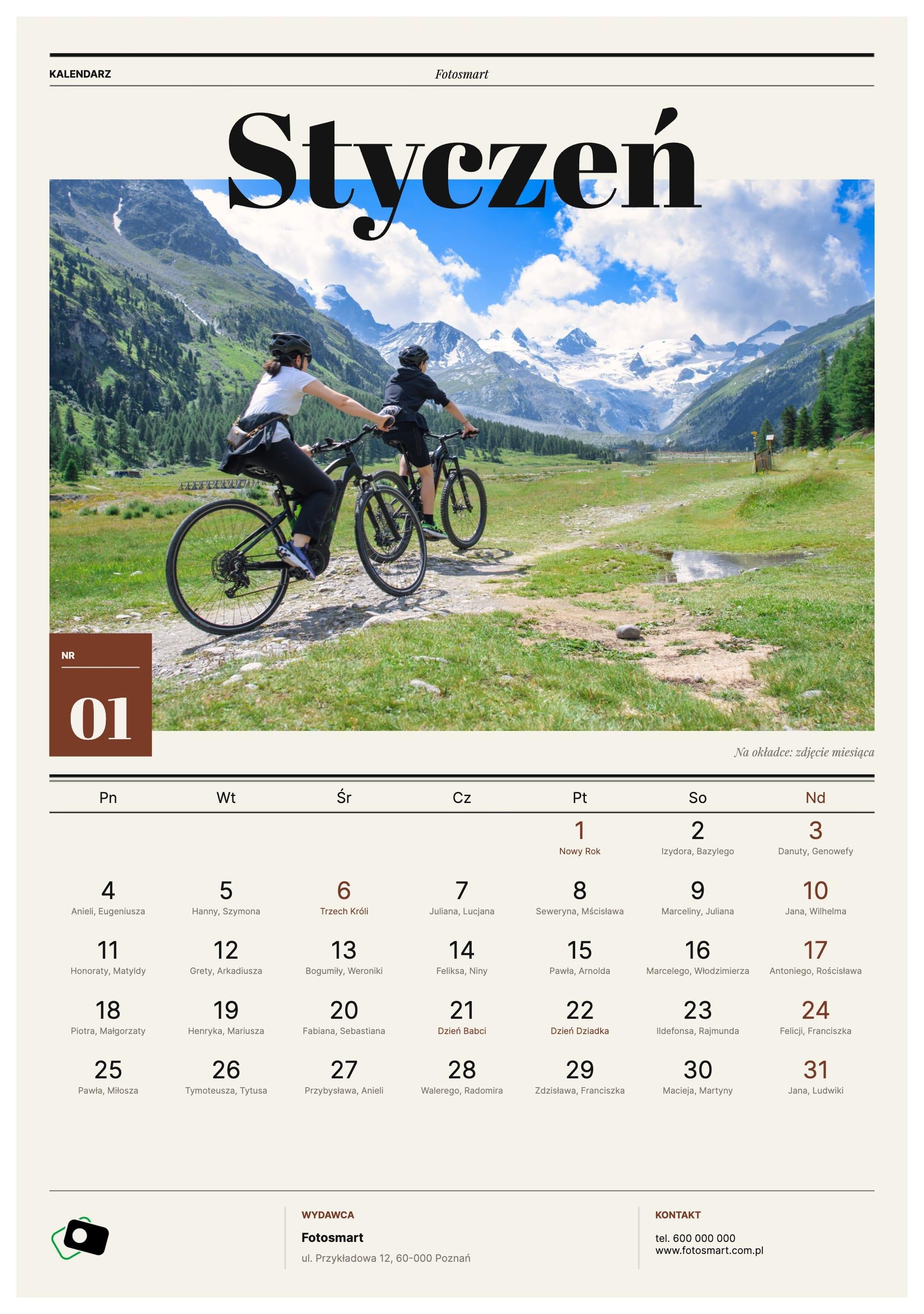 Photo calendar Business Magazine