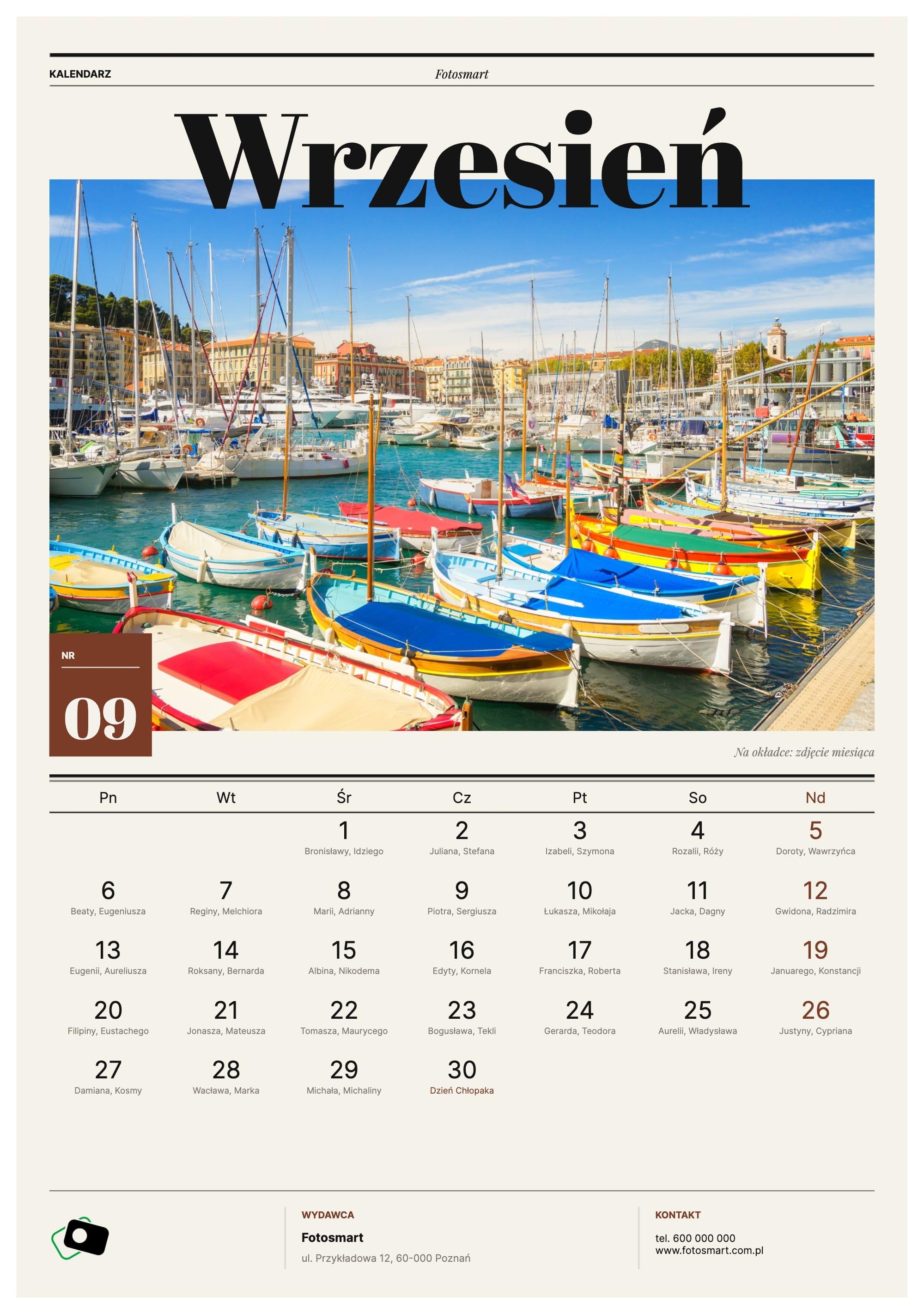 Photo calendar Business Magazine