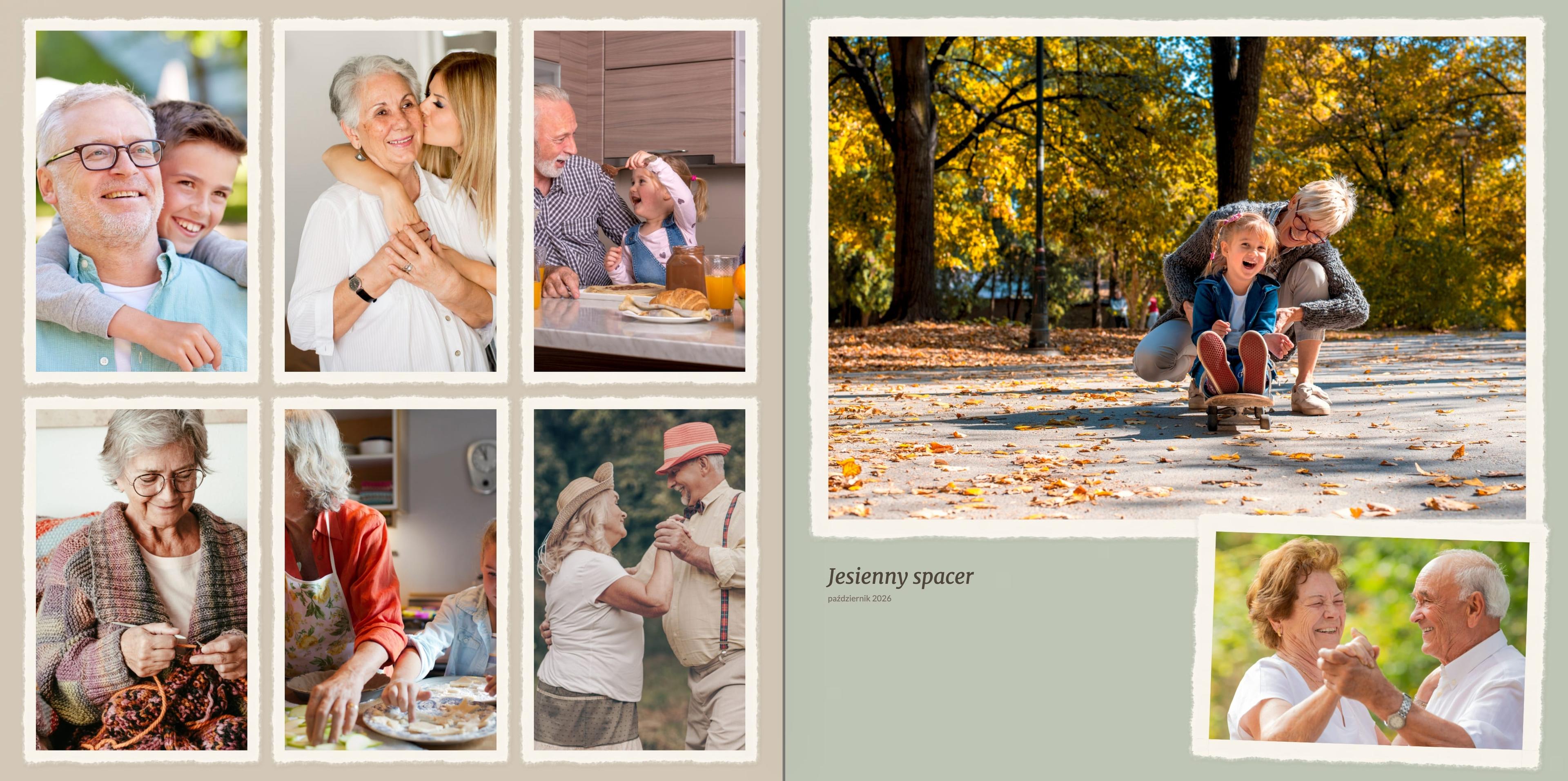Fotoalbum Papier czerpany