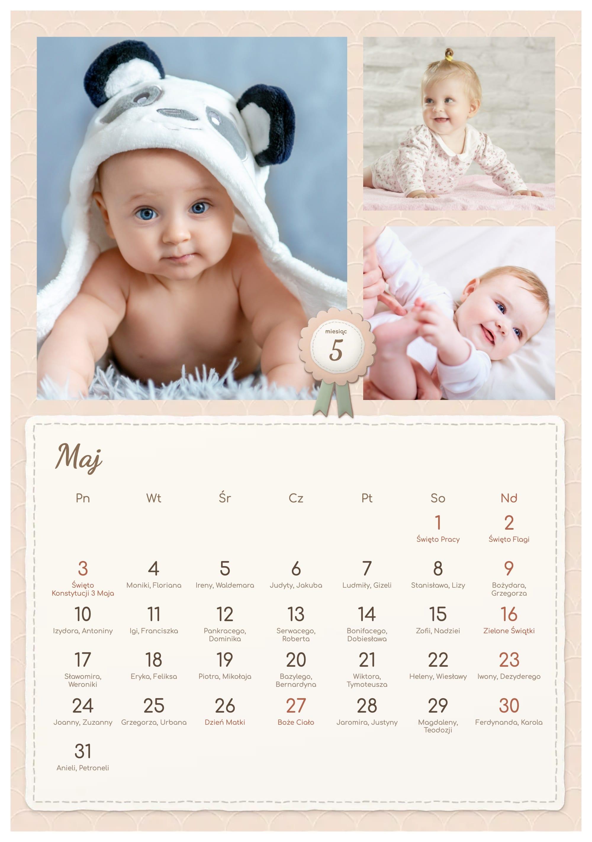 Photo calendar Welcome to the World