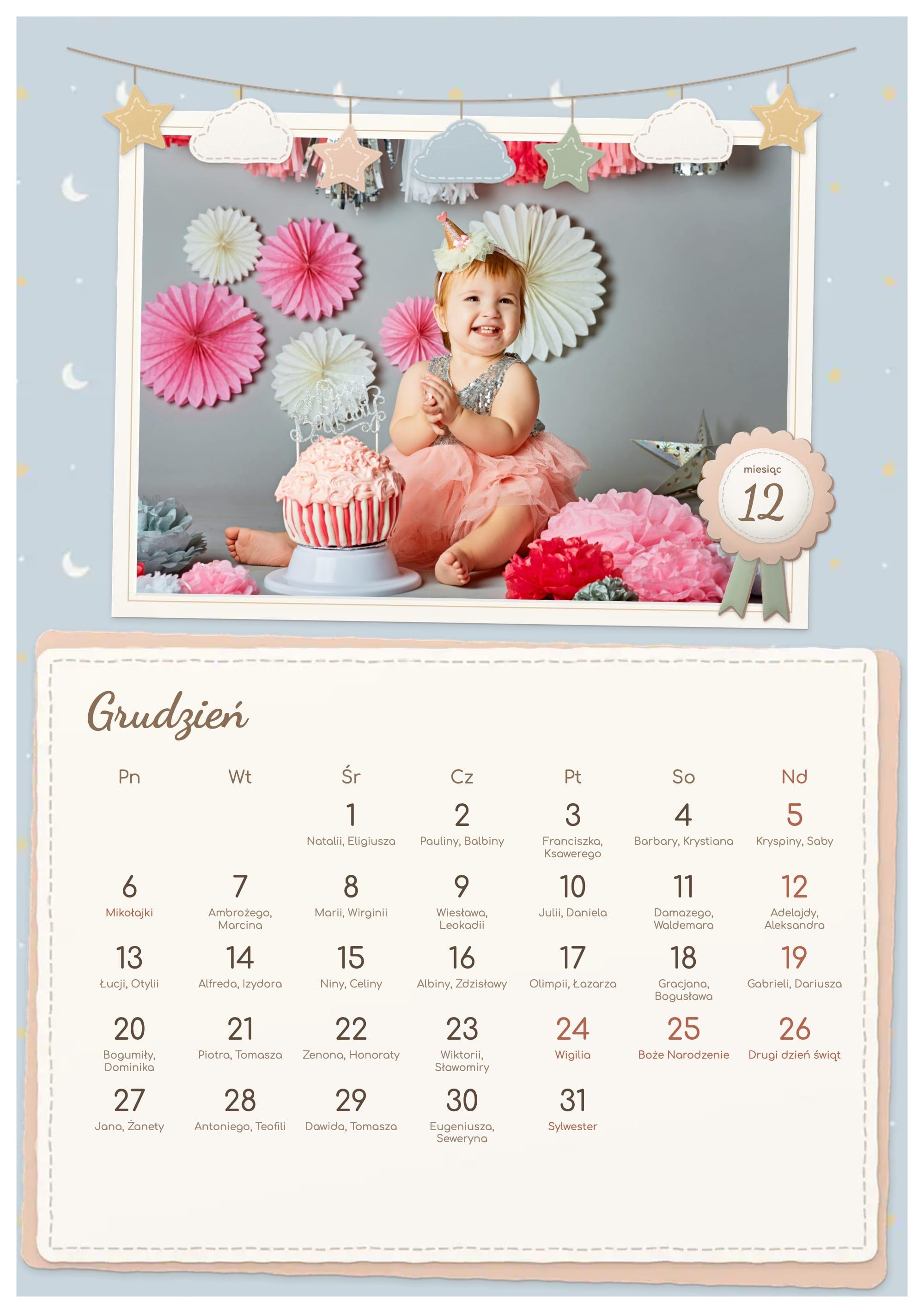 Photo calendar Welcome to the World
