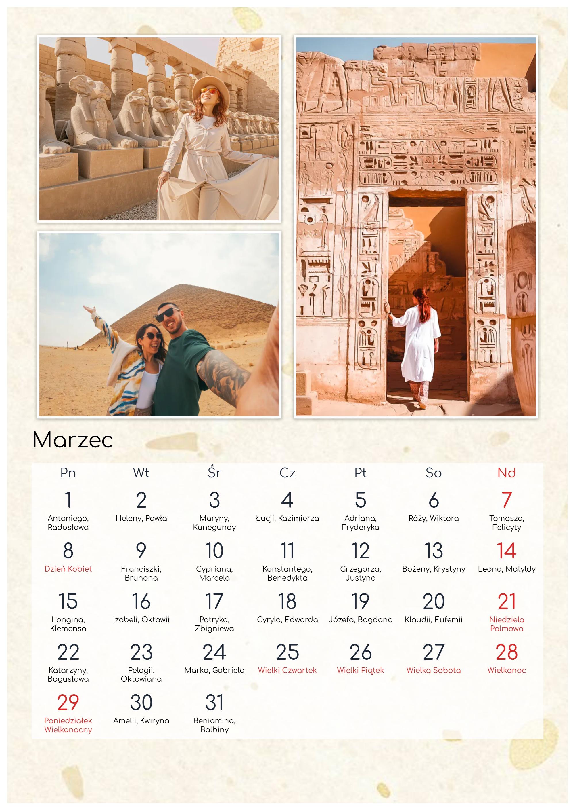 Fotokalendář Egypt