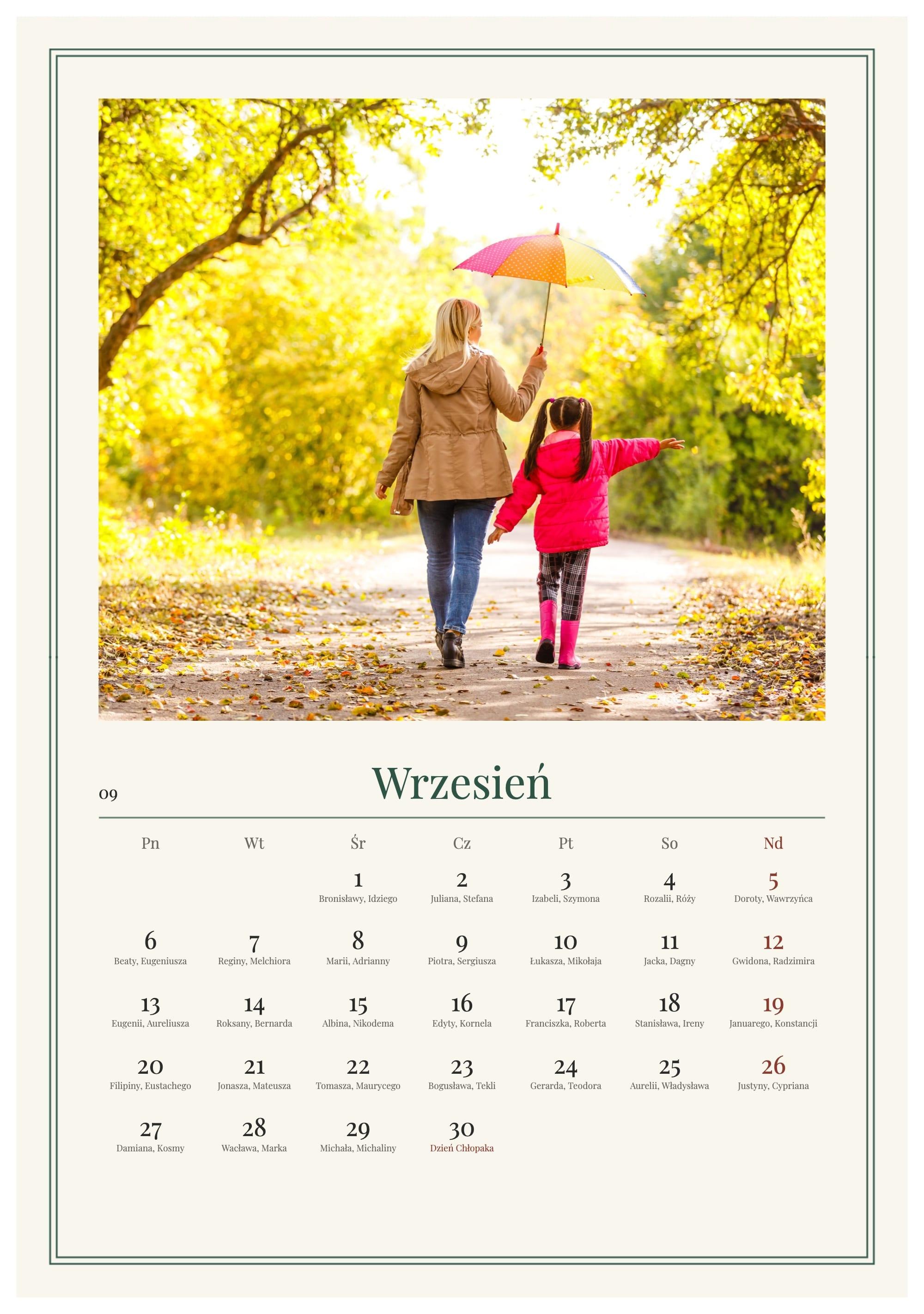 Photo calendar Classic Frame