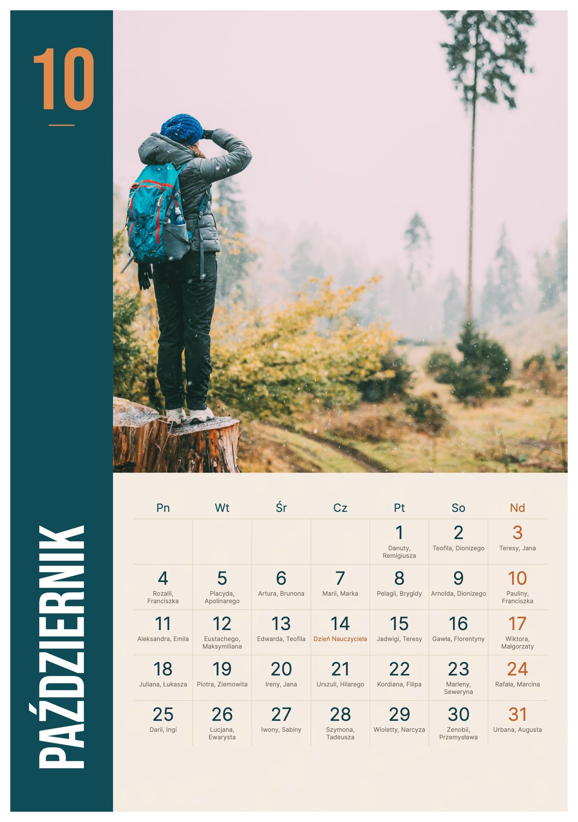 Photo calendar Side Panel