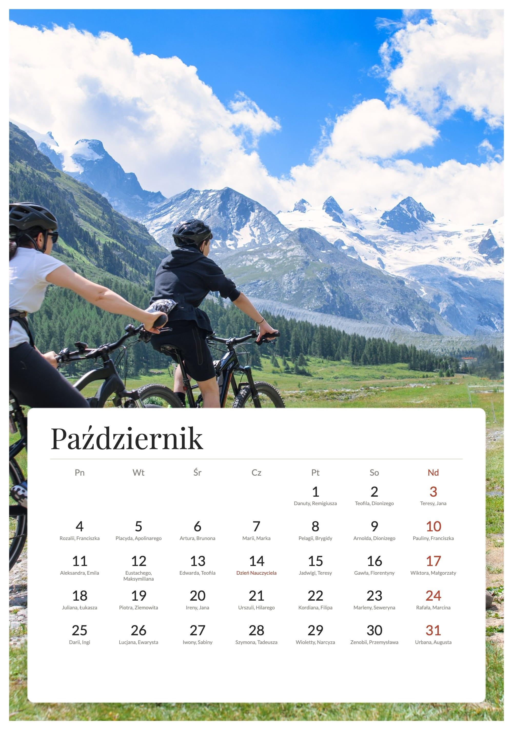 Photo calendar Full Frame